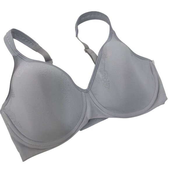 Bali 3388 Women Comfort Revolution Wirefree Bra SZ Small Light Gray - Picture 2 of 13